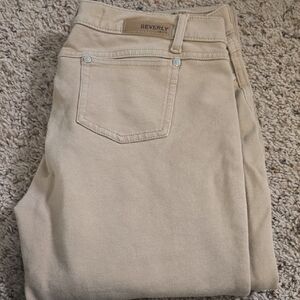 Beverly Women's Stretchy Tan Jeans